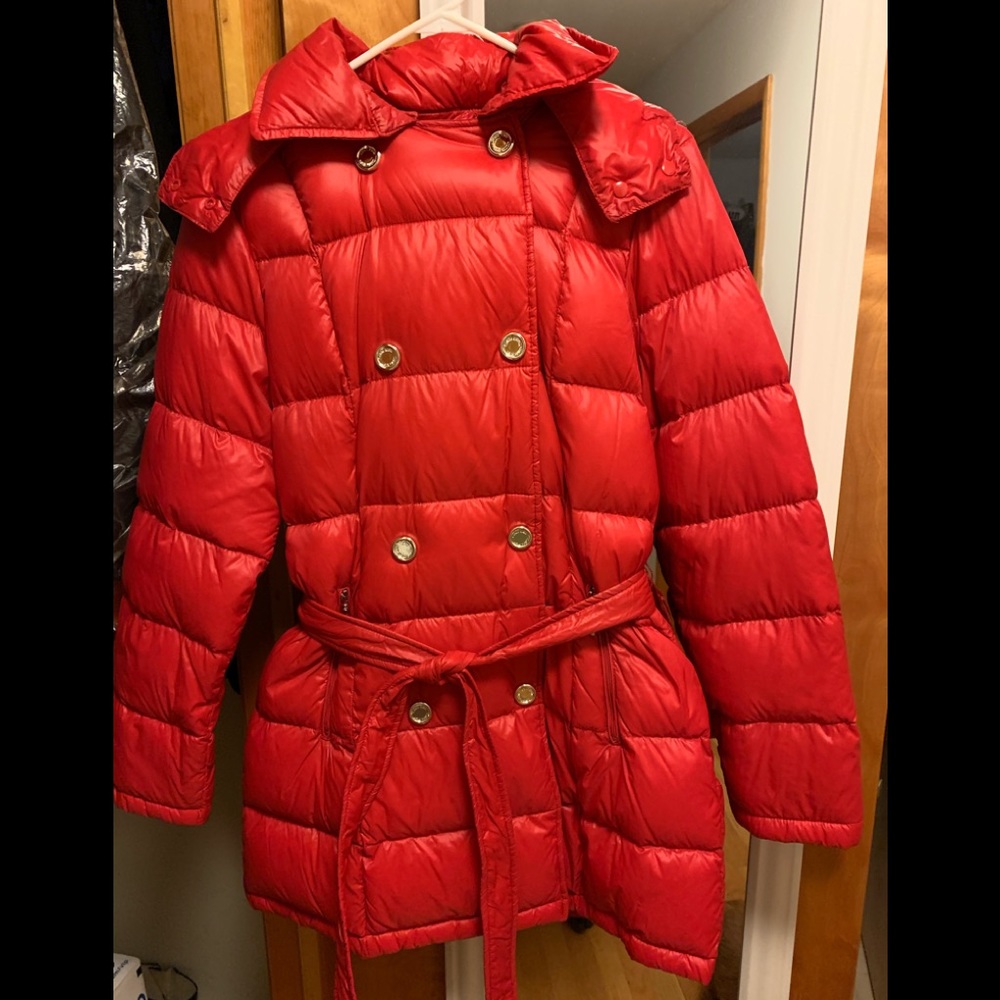 Calvin Klein Red Packable Jacket/Medium - image 1